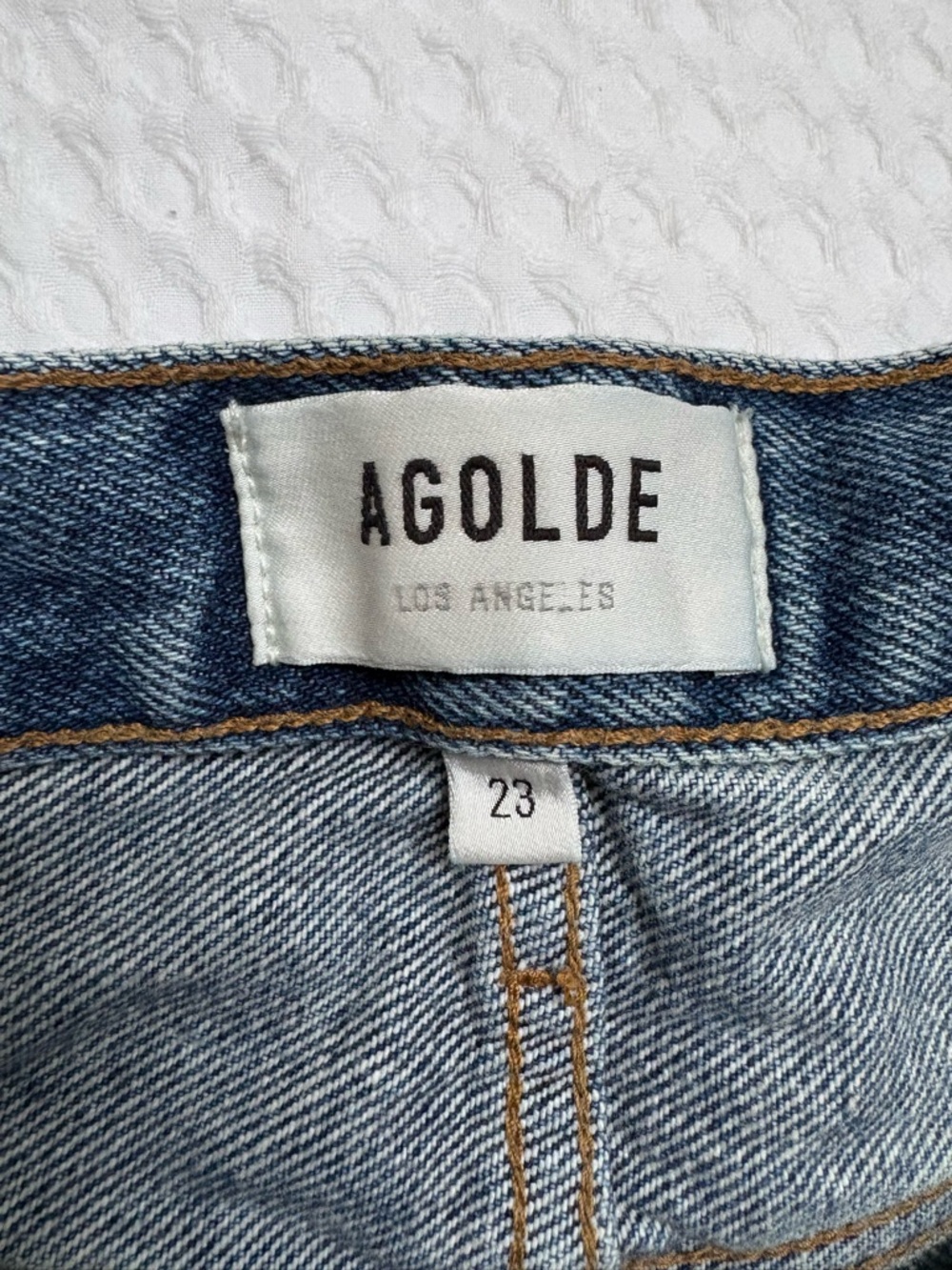 Agolde Parker Long Short Size 23 - Picture 5 of 6